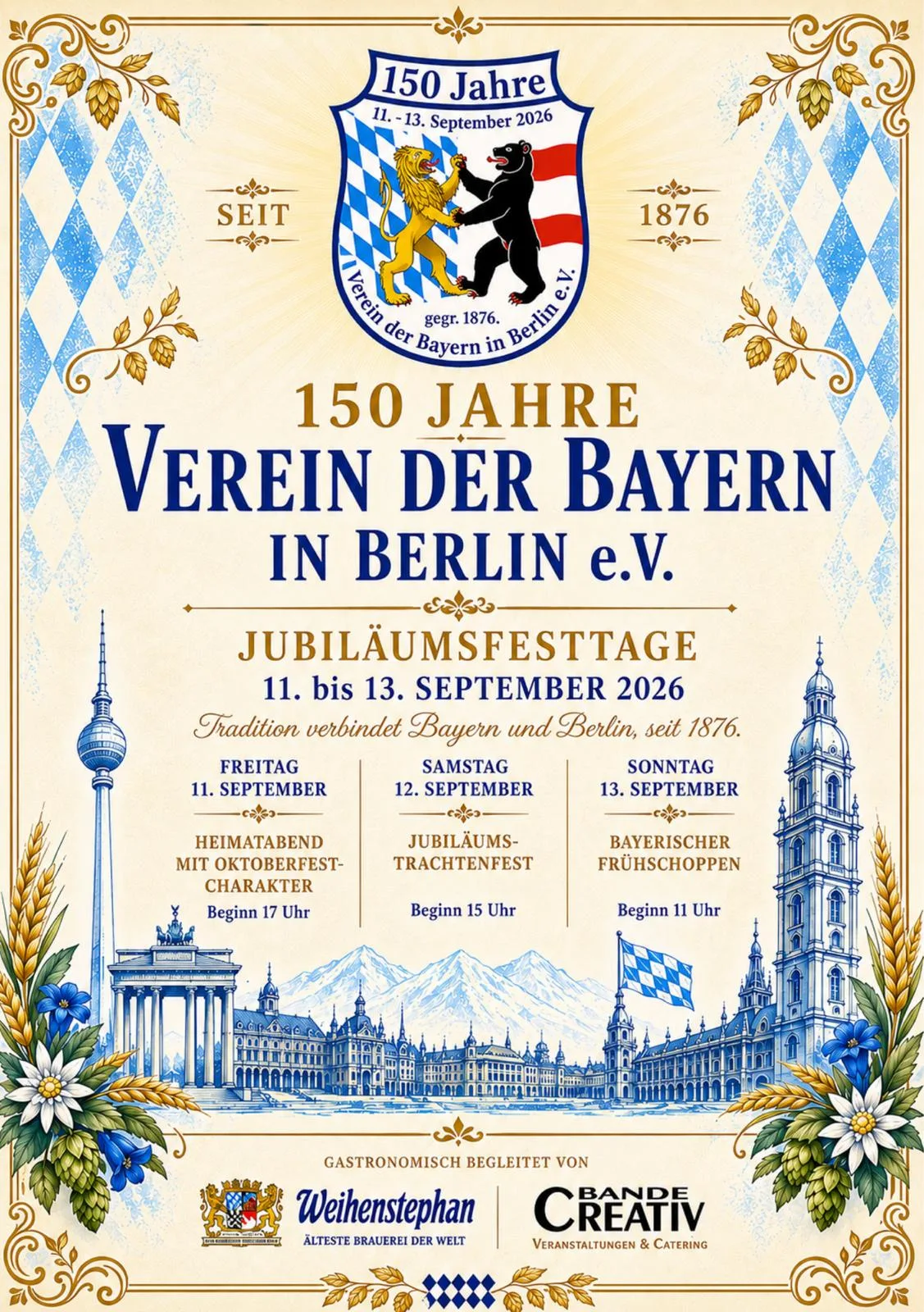 Jubiläumsfesttage - Verein der Bayern in Berlin e.V.